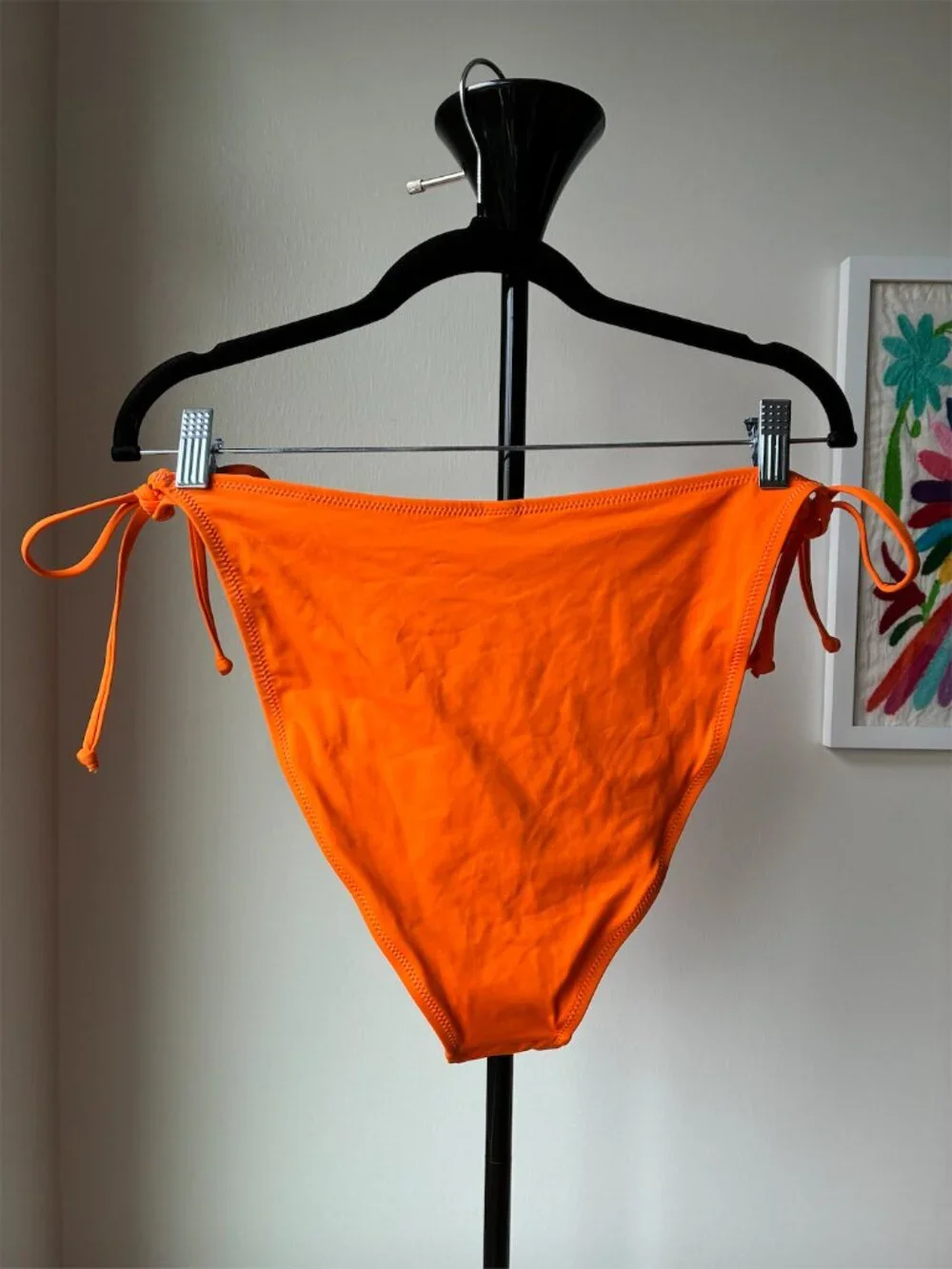 Skims NWT Dipped Tie Bottom Bikini Bottoms in Orange - Size 2X